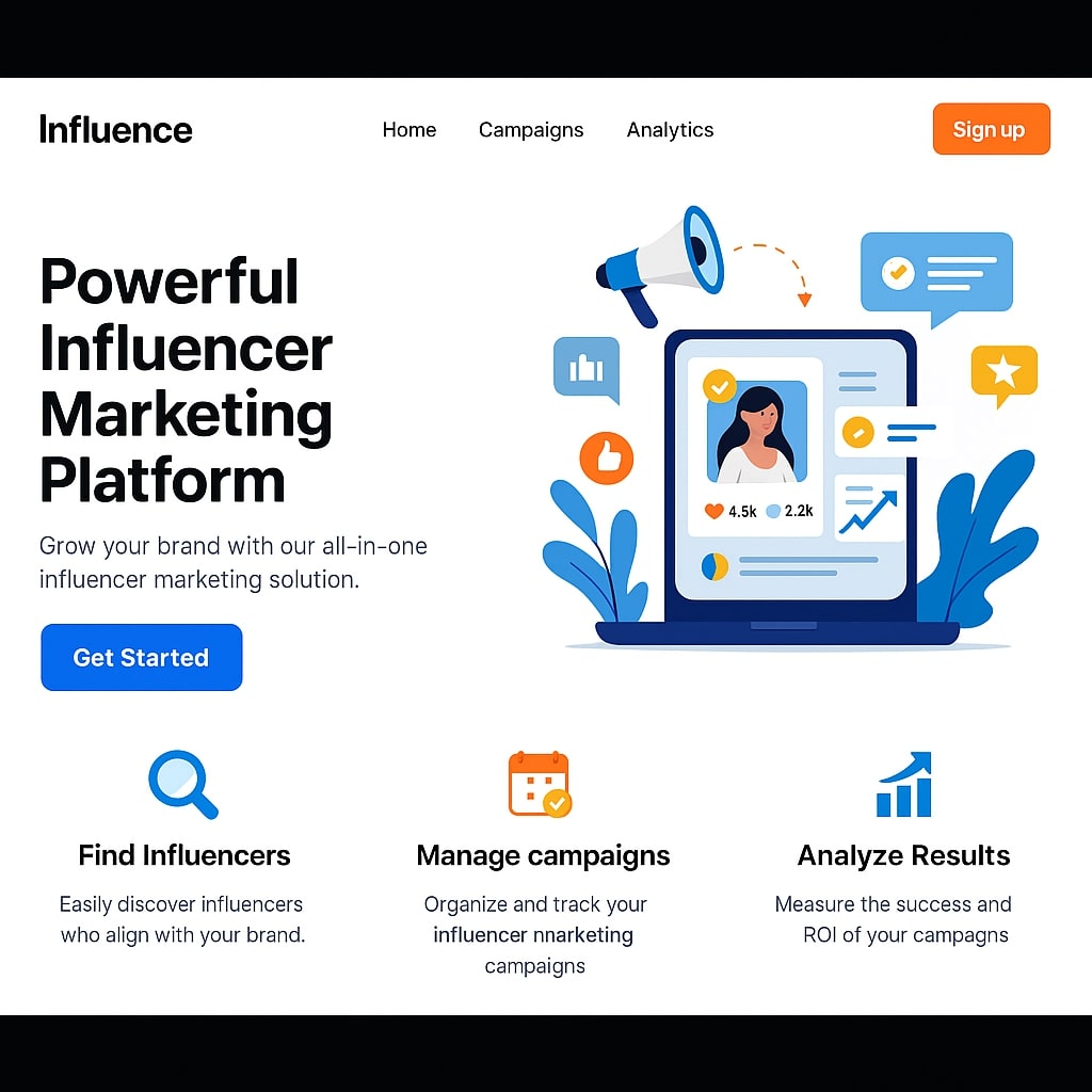Embold Influencer Marketing Marketplace - Campaign Analytics UI