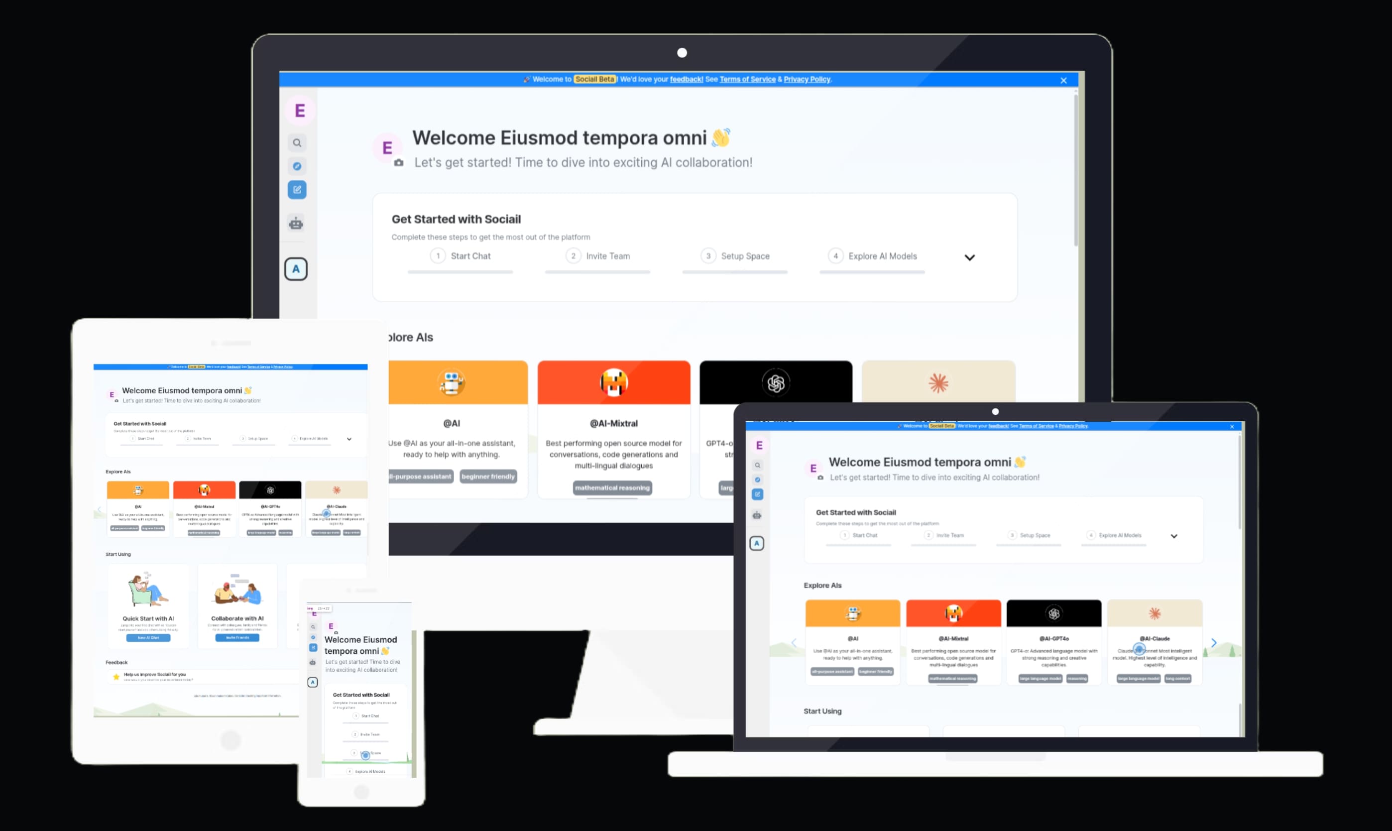 Sociail AI Workspace - Collaborative Social Media Scheduling Dashboard