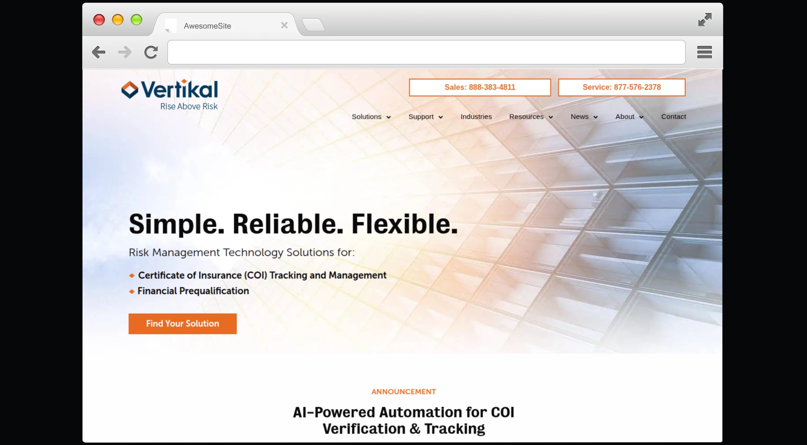 Vertikal RMS - AI-Powered Risk Management & COI Tracking Software